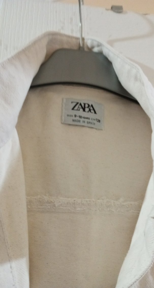 Kız erkek Çocuk Düğmeli kot Pamuk Yelek - Görsel 4