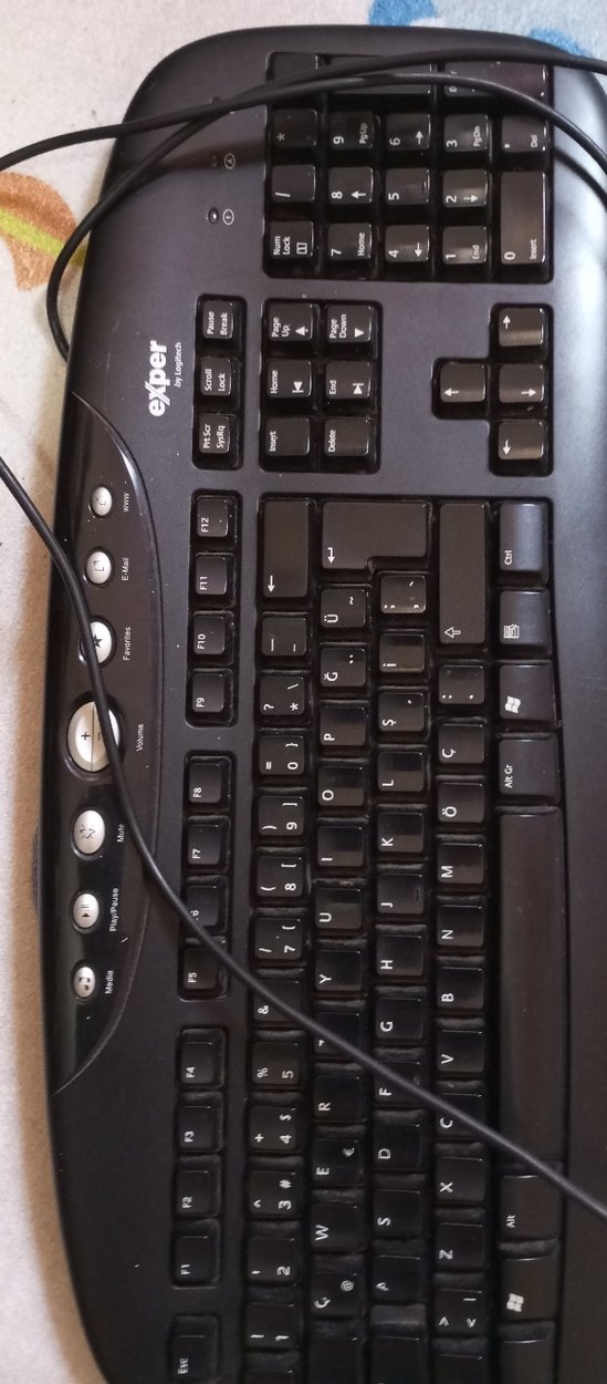 Kablolu Siyah Klavye - Görsel 3