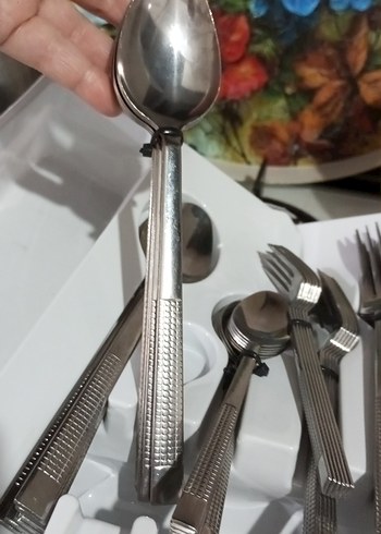 48 Parça çelik  Çatal Kaşık Seti  sıfır ürün - Görsel 4