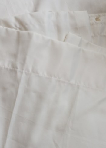 Parlak Beyaz saten guneşlik - Görsel 4