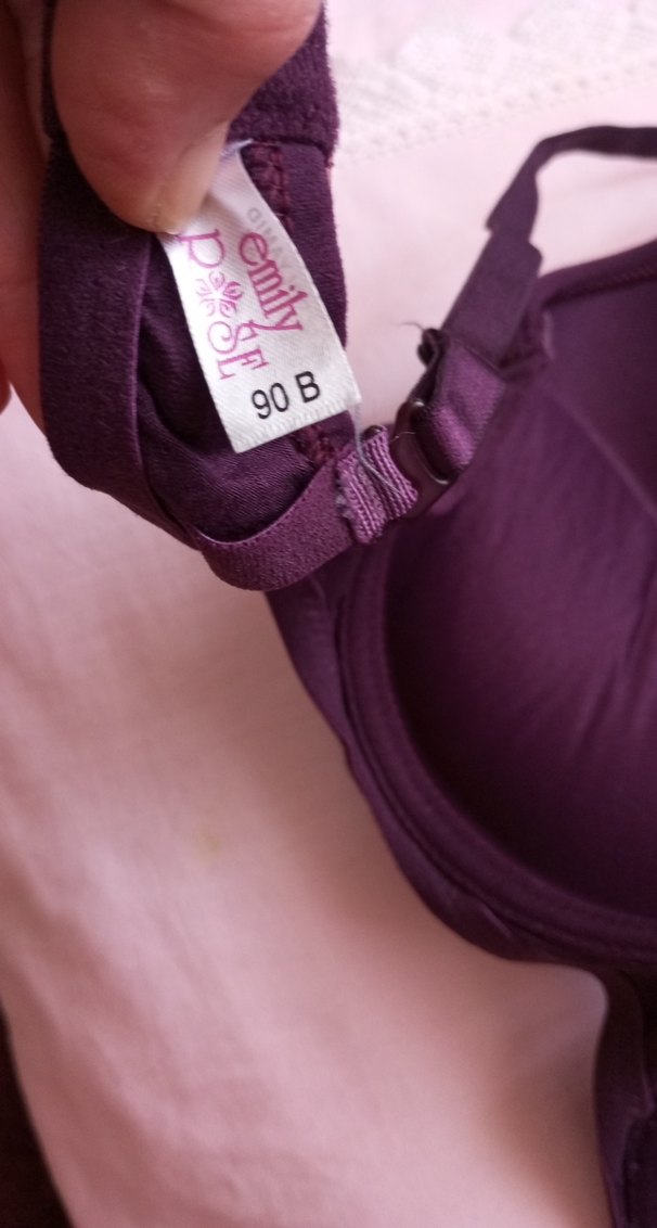 Koyu Mor Minimalist Goth Sütyen - Görsel 4