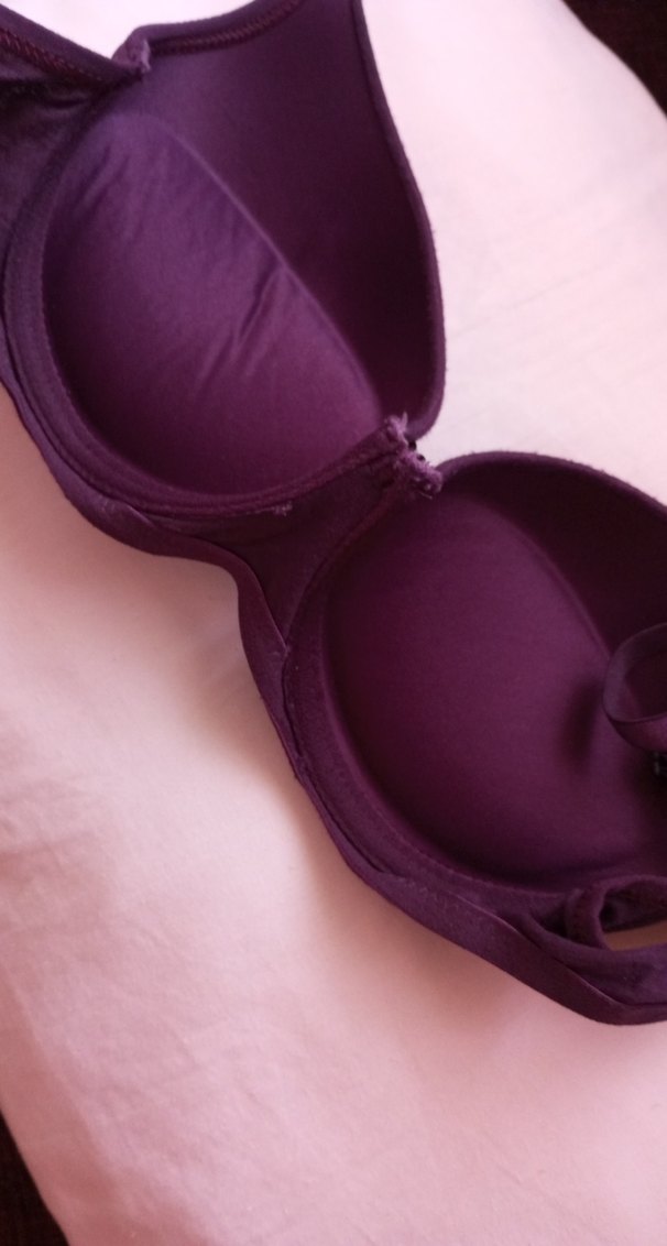 Koyu Mor Minimalist Goth Sütyen - Görsel 3