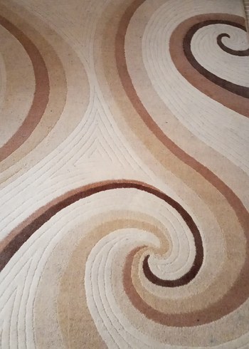 Parlak Kahverengi Soyut Desenli Halı 4.5 mkare - Görsel 2