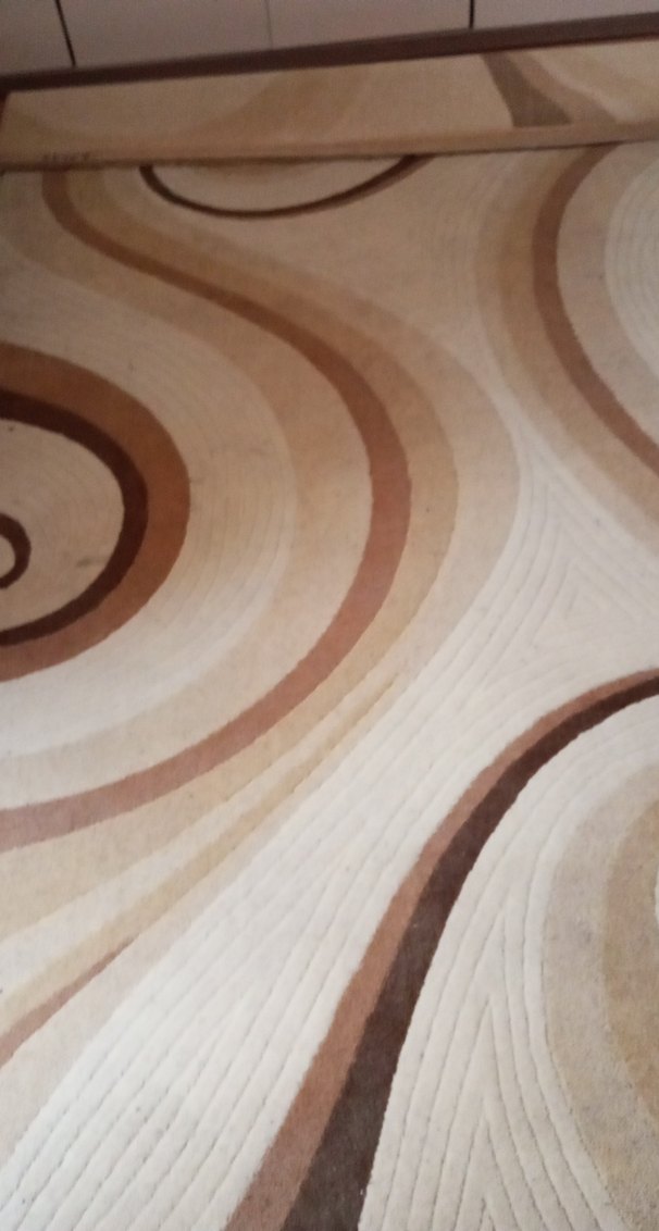 Parlak Kahverengi Soyut Desenli Halı 4.5 mkare - Görsel 5