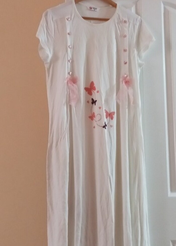 Sıfır gecelik likralı viskon rahat - Görsel 2