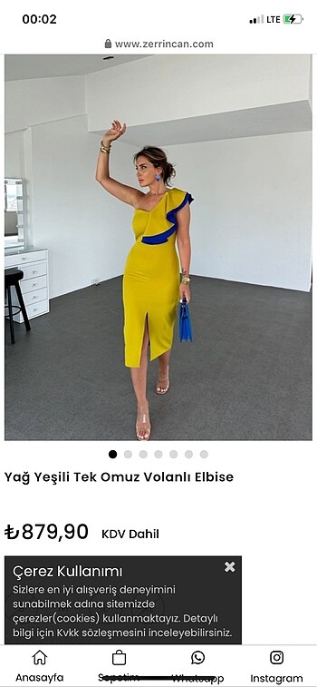 42 Beden yeşil Renk Midi elbise