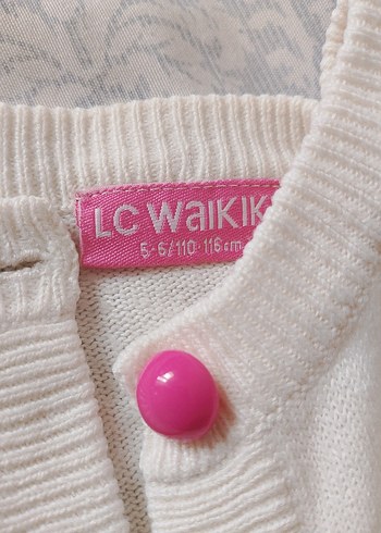 Kız Çocuk Pastel Renkli Düğmeli Hırka - Görsel 3