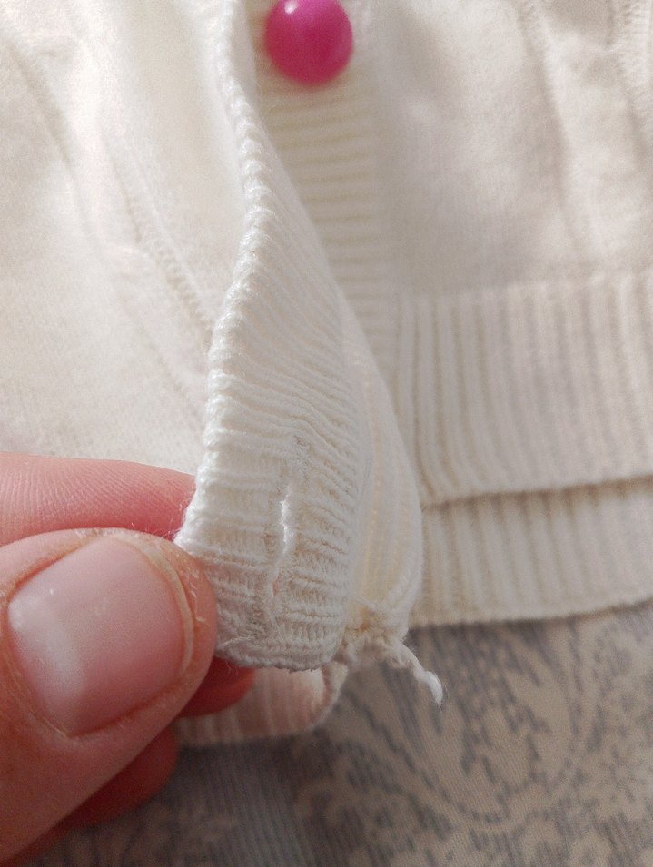 Kız Çocuk Pastel Renkli Düğmeli Hırka - Görsel 2