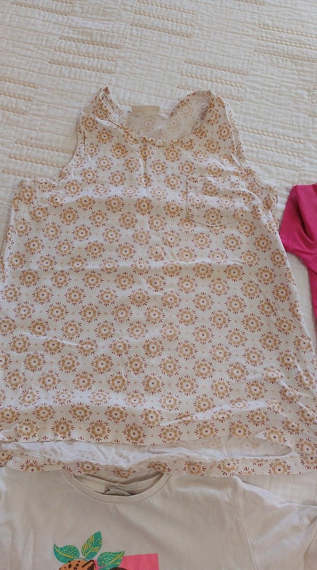 Pembe Dantel Detaylı Kız Tişörtü - Görsel 4