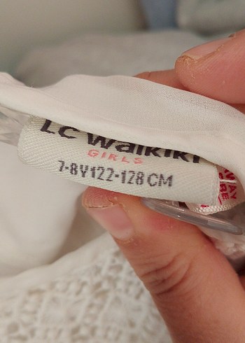 Beyaz Dantelli Kız Bluzu - Görsel 4