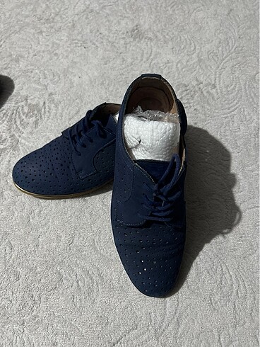 Hakiki deri  hafif yaz ayakkabı - Görsel 2