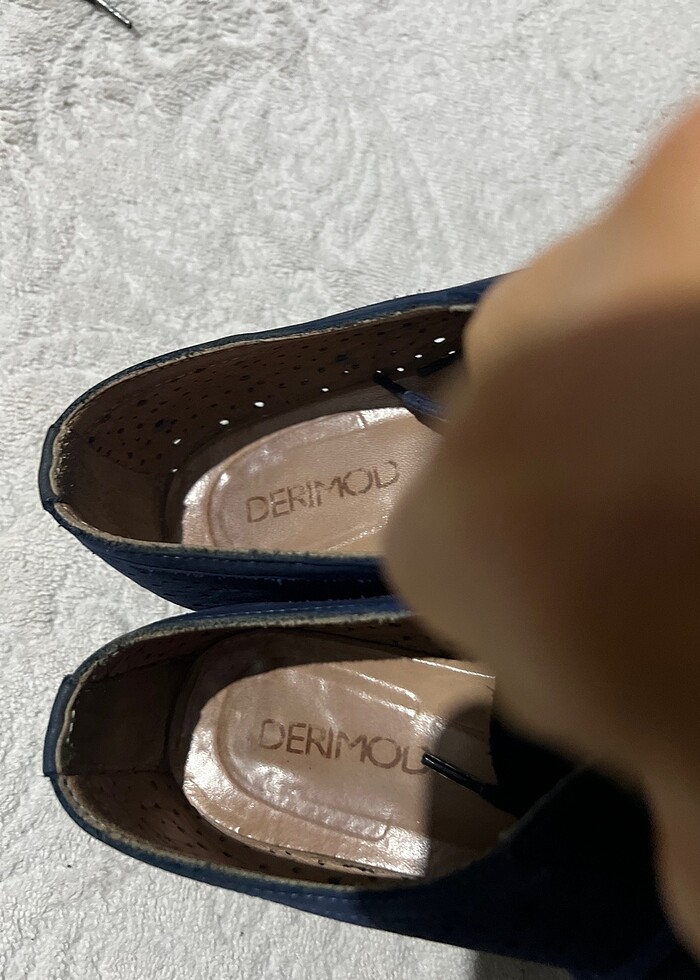 Hakiki deri  hafif yaz ayakkabı - Görsel 3