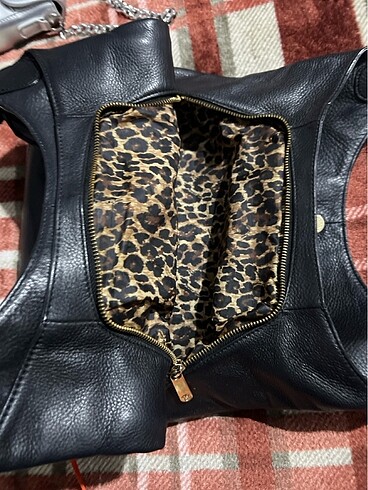 Üç bölmeli, orijinal, deri - Görsel 4