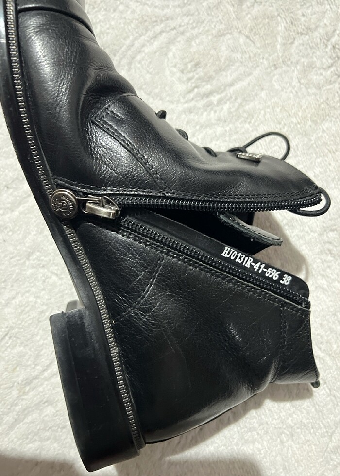 Gerçek deri, içi kadife gibi kumaş , çok şik ayakkabı - Görsel 5