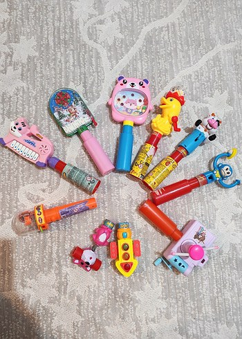 Renkli Karışık Çocuk Oyuncakları Seti