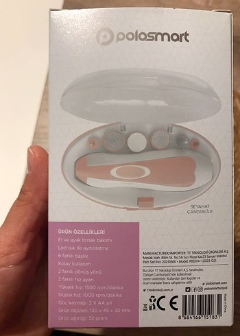 Pastel Pembe Manikür ve Pedikür Seti - Görsel 8