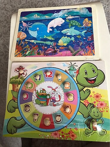 Eğitici Ahşap puzzle