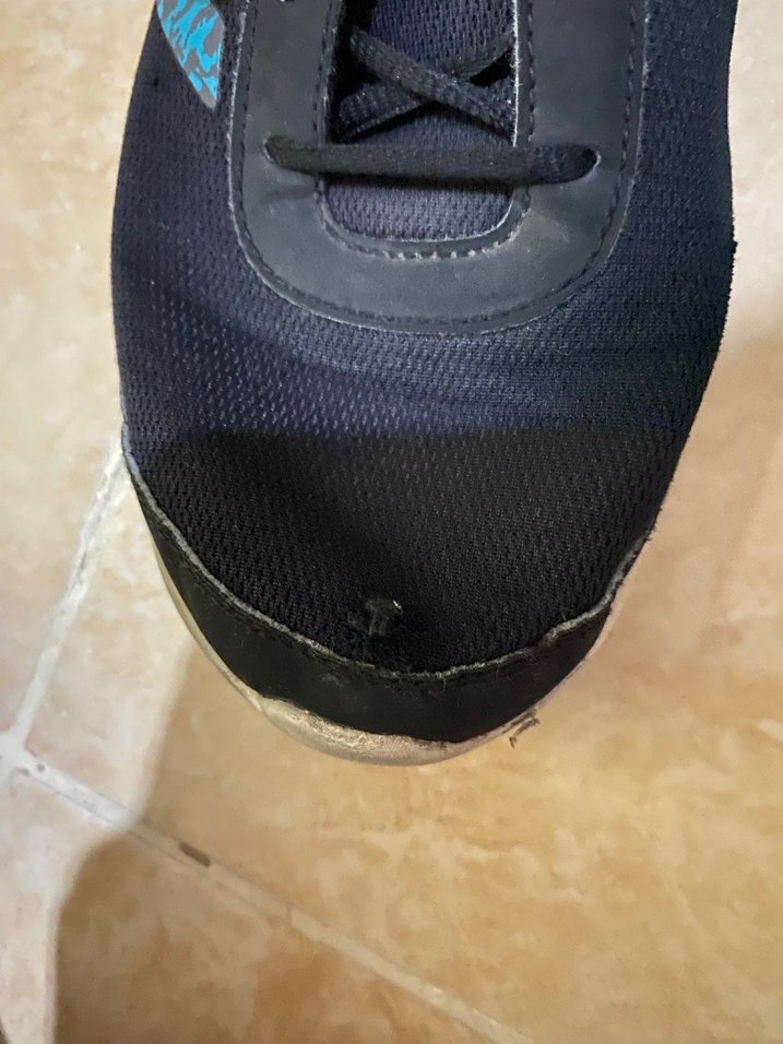 Kadın Lacivert Spor Ayakkabı Velcro Detaylı - Görsel 2