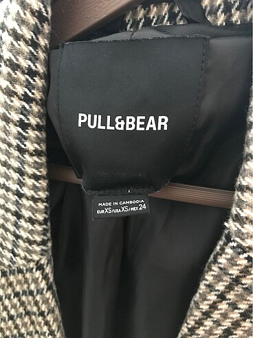 Pull and Bear Pull and bear ekoseli kaban