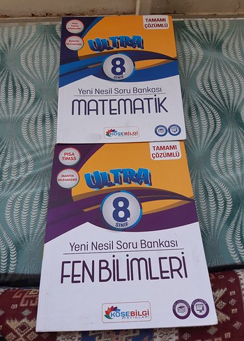 8. Sınıf Ultra Matematik ve Fen Bilimleri Soru Bankası