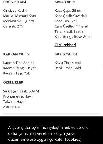 Michael Kors Michael Kors Rose Renkli Kadın Saat