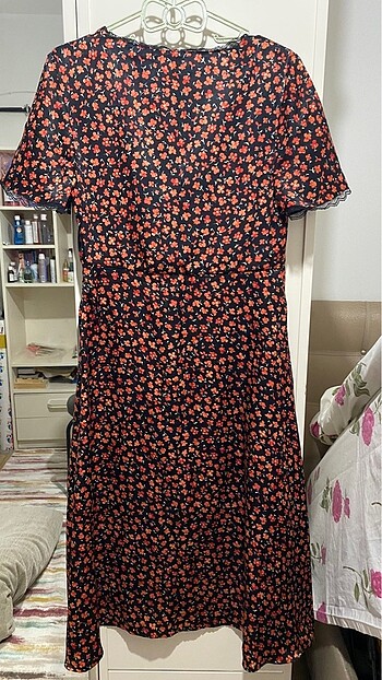 Mango suit özel seri saten elbise - Görsel 6