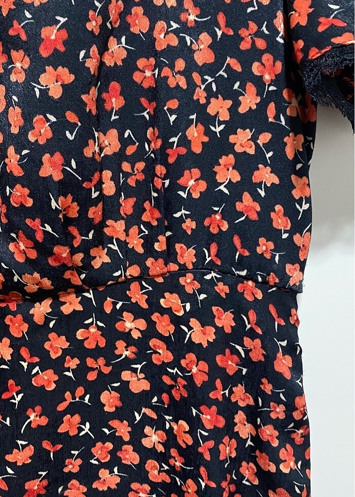 Mango suit özel seri saten elbise - Görsel 5