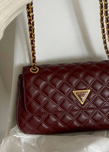  Beden bordo Renk A kalite guess çanta