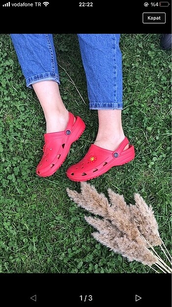 Crocs Kırmızı rezerve