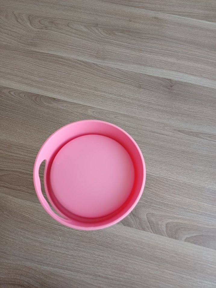 Pastel Pembe Dökülmeyi önleyen Atıştırmalık Kap - Görsel 3