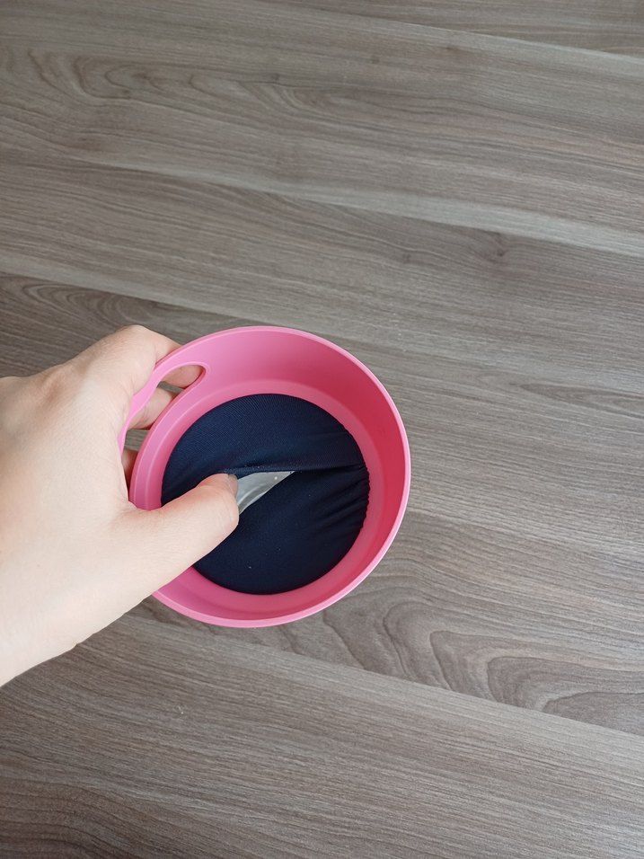 Pastel Pembe Dökülmeyi önleyen Atıştırmalık Kap - Görsel 5