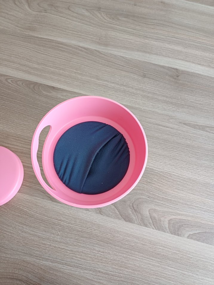 Pastel Pembe Dökülmeyi önleyen Atıştırmalık Kap - Görsel 4