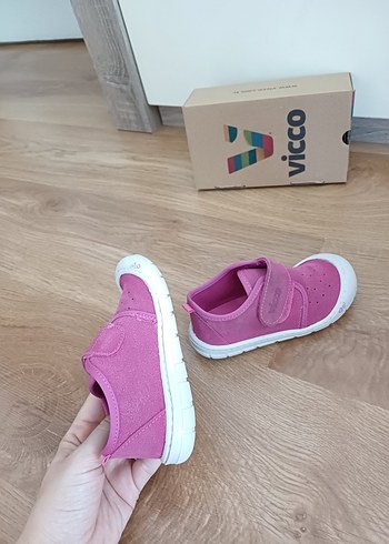 27 Beden pembe Renk Vicco Kız Çocuk Okul/Kreş Ayakkabısı