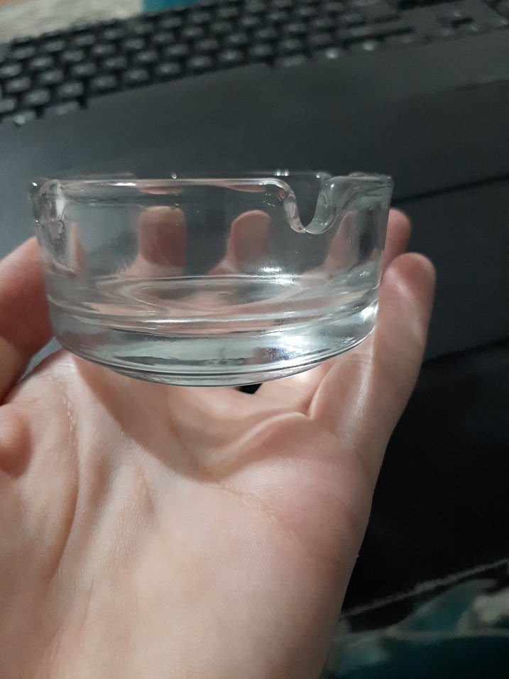 Şeffaf Cam Küllük - Görsel 2