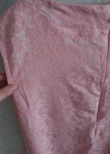 l Beden Dantel Detaylı Pembe yavri ağzı bayan bluz