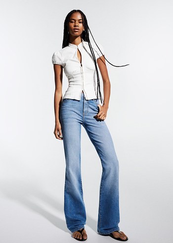 Bershka İspanyol Paca Jean