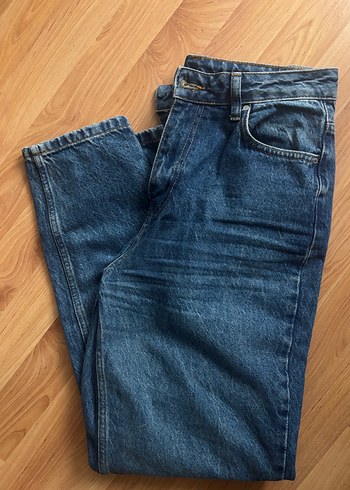 36 Beden mavi Renk Mavi yüksel bel jean