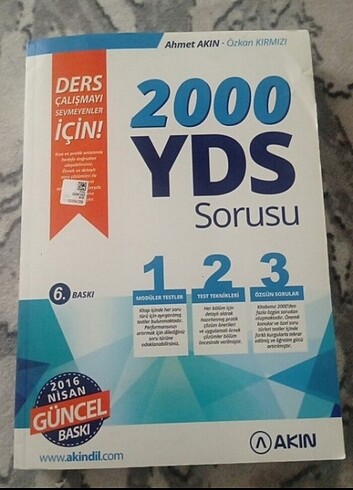 2000 YDS Soru Akındil 