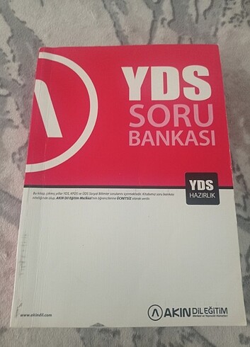 YDS soru bankası akındil çıkmış sorular 