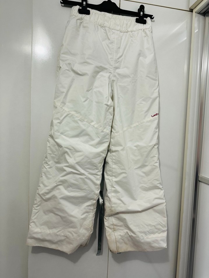 Kız Çocuk Beyaz Kayak Kar  Pantolonu - Görsel 2