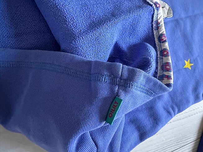 Mavi Desenli Sweat Elbise - Görsel 7