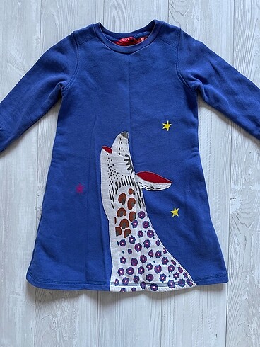 Mavi Desenli Sweat Elbise - Görsel 6