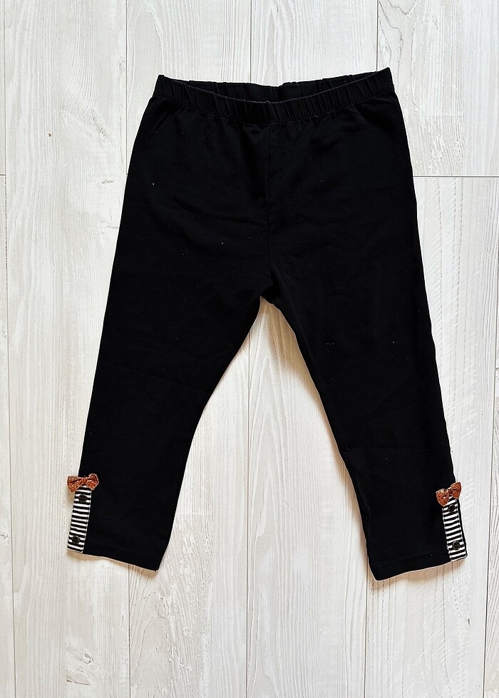 Siyah Kısa Tayt - Görsel 2