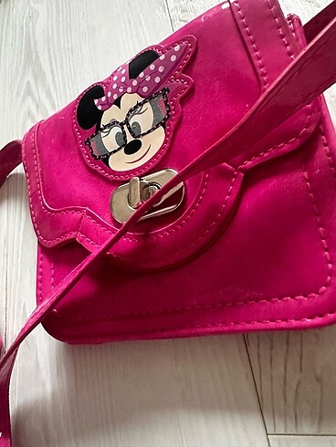 Pembe Minnie Mouse Kız Çocuk Çanta - Görsel 5