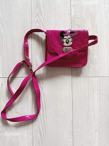 Pembe Minnie Mouse Kız Çocuk Çanta