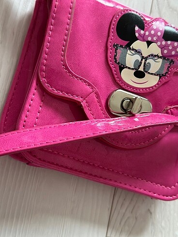 Pembe Minnie Mouse Kız Çocuk Çanta - Görsel 4