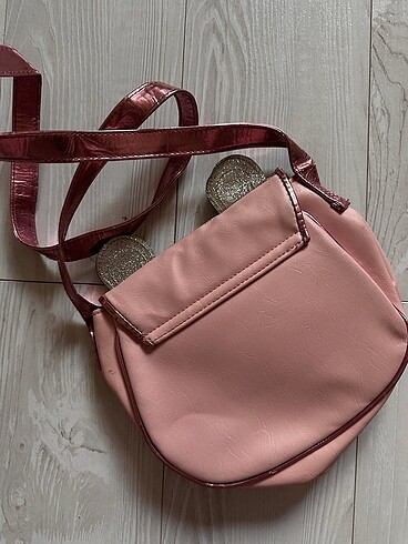 Simli Karakter Pembe Çanta - Görsel 5