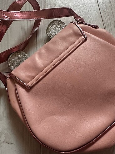 Simli Karakter Pembe Çanta - Görsel 6