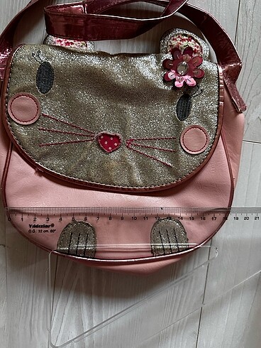 Simli Karakter Pembe Çanta - Görsel 9