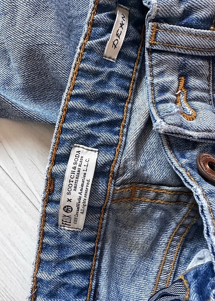 Grafiti Boyama Tasarım Kot Pantolon - Görsel 3